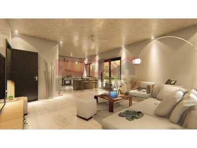 Fotorealistický render obývacího pokoje dle skutečných rozměrů